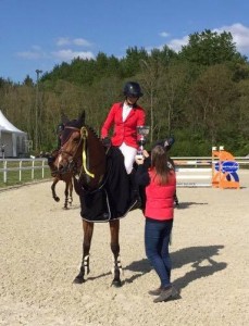 Victoire à Troyes-Payn 1er mai 2017 Clarance Gendron